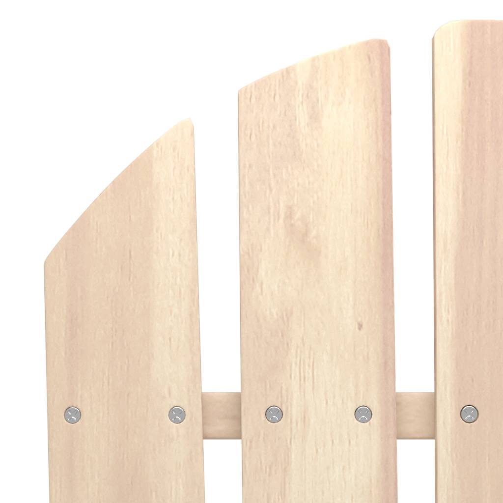 Garden Adirondack Chairs with Tea Table Solid Fir Wood